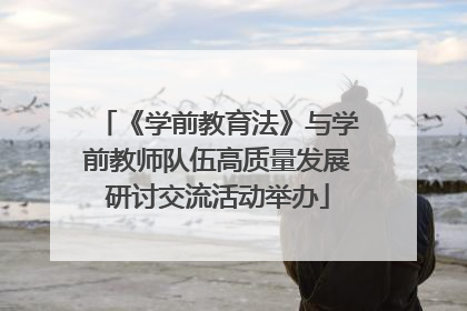 《学前教育法》与学前教师队伍高质量发展研讨交流活动举办