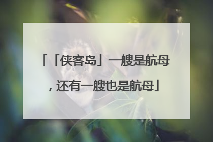 「侠客岛」一艘是航母，还有一艘也是航母