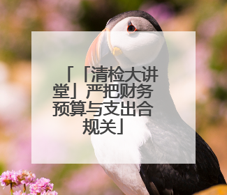 「清检大讲堂」严把财务预算与支出合规关