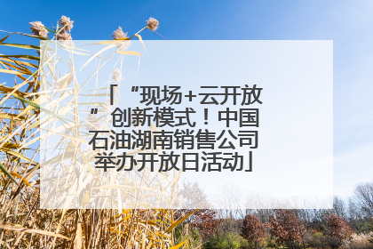 “现场+云开放”创新模式！中国石油湖南销售公司举办开放日活动