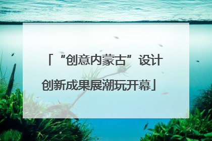 “创意内蒙古”设计创新成果展潮玩开幕