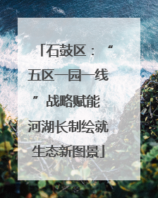 石鼓区：“五区一园一线”战略赋能 河湖长制绘就生态新图景