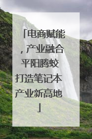 电商赋能，产业融合 平阳腾蛟打造笔记本产业新高地