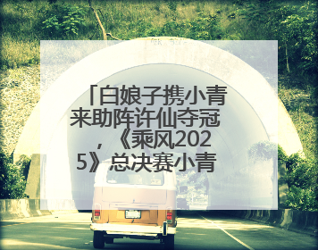 白娘子携小青来助阵许仙夺冠，《乘风2025》总决赛小青战袍来自吴江