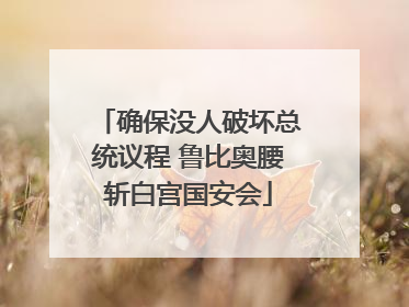 确保没人破坏总统议程 鲁比奥腰斩白宫国安会