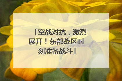空战对抗，激烈展开！东部战区时刻准备战斗