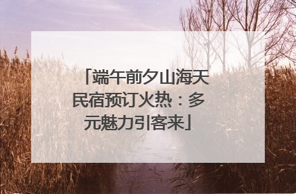 端午前夕山海天民宿预订火热：多元魅力引客来