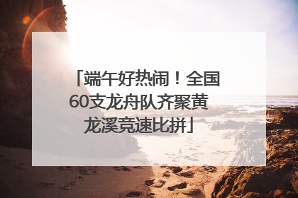 端午好热闹！全国60支龙舟队齐聚黄龙溪竞速比拼