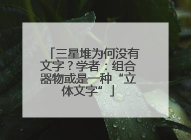 三星堆为何没有文字？学者：组合器物或是一种“立体文字”