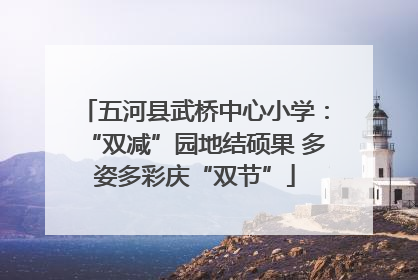 五河县武桥中心小学：“双减”园地结硕果 多姿多彩庆“双节”