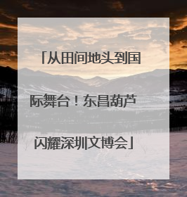从田间地头到国际舞台！东昌葫芦闪耀深圳文博会