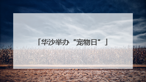 华沙举办“宠物日”