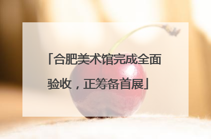 合肥美术馆完成全面验收，正筹备首展