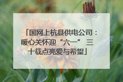 国网上杭县供电公司：暖心关怀迎“六一” 三十载点亮爱与希望