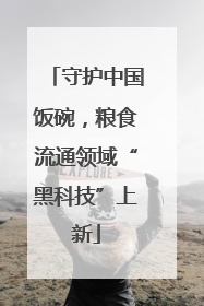 守护中国饭碗，粮食流通领域“黑科技”上新