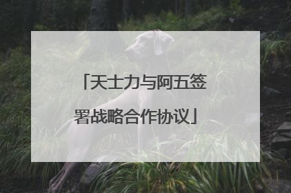 天士力与阿五签署战略合作协议