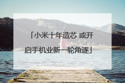小米十年造芯 或开启手机业新一轮角逐