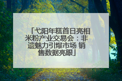 弋阳年糕首日亮相米粉产业交易会：非遗魅力引爆市场 销售数据亮眼