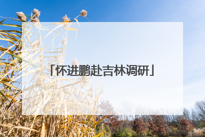 怀进鹏赴吉林调研