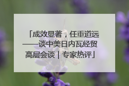 成效显著，任重道远——谈中美日内瓦经贸高层会谈｜专家热评