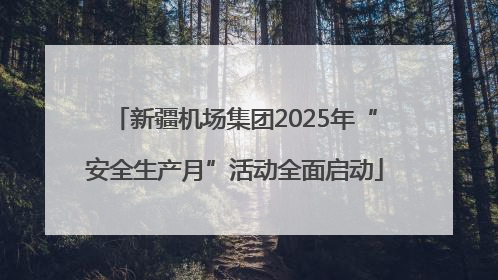 新疆机场集团2025年“安全生产月”活动全面启动