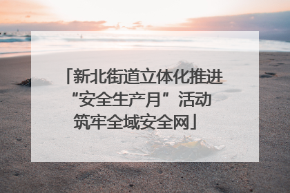 新北街道立体化推进“安全生产月”活动 筑牢全域安全网