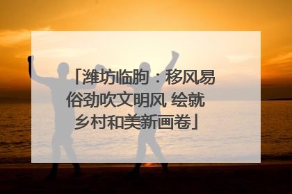 潍坊临朐：移风易俗劲吹文明风 绘就乡村和美新画卷