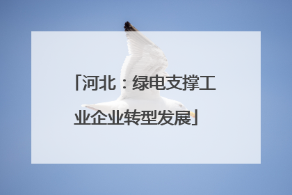 河北：绿电支撑工业企业转型发展
