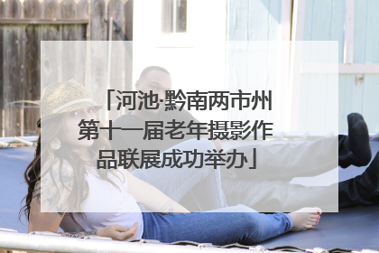 河池·黔南两市州第十一届老年摄影作品联展成功举办