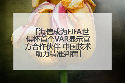 海信成为FIFA世俱杯首个VAR显示官方合作伙伴 中国技术助力精准判罚