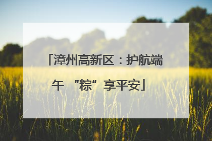 漳州高新区：护航端午 “粽”享平安