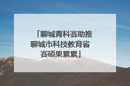 聊城青科赛助推聊城市科技教育省赛硕果累累