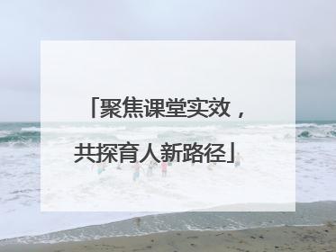 聚焦课堂实效，共探育人新路径