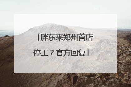 胖东来郑州首店停工？官方回复
