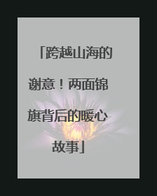 跨越山海的谢意！两面锦旗背后的暖心故事