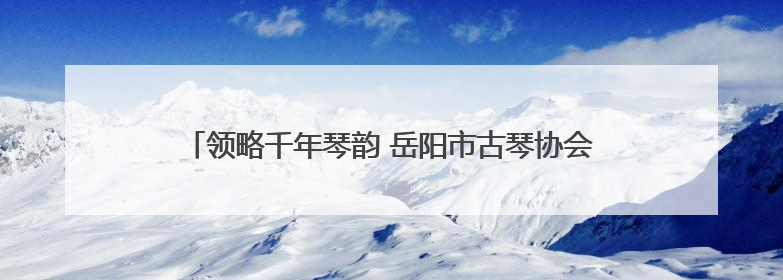领略千年琴韵 岳阳市古琴协会一行参观岳阳楼博物馆古琴展