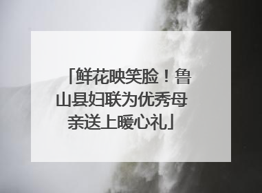 鲜花映笑脸！鲁山县妇联为优秀母亲送上暖心礼