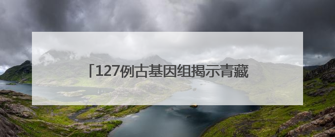 127例古基因组揭示青藏高原“幽灵祖先”与南亚语系族群遗传起源｜封面科考队