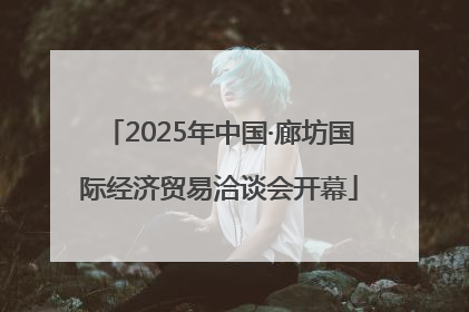 2025年中国·廊坊国际经济贸易洽谈会开幕