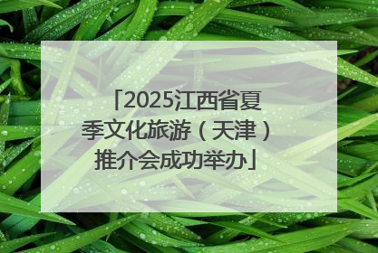 2025江西省夏季文化旅游（天津）推介会成功举办